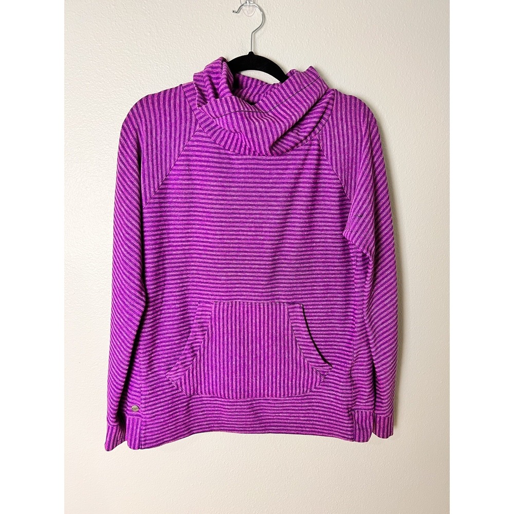 Outdoor Research Mikala Purple Stripes Pullover Women's Size‎ Large L